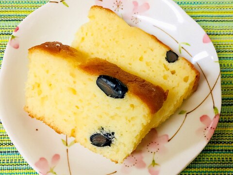 バレンタインに☆HMで黒豆入りパウンドケーキ